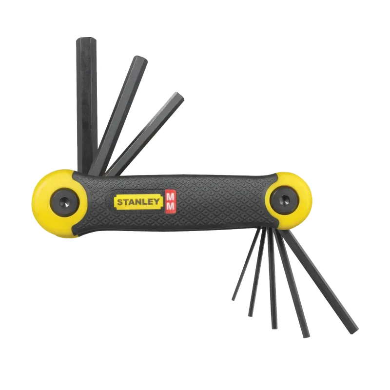 Stanley inklapbare stiftsleutelset 2-69-264 – 8-delig, 1,5 tot 8 mm