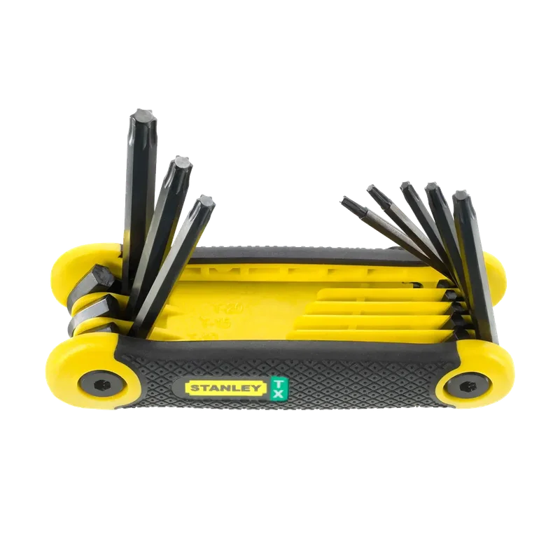 Stanley stiftsleutelset Torx 2-69-266 – 8-delig, T9 tot T40