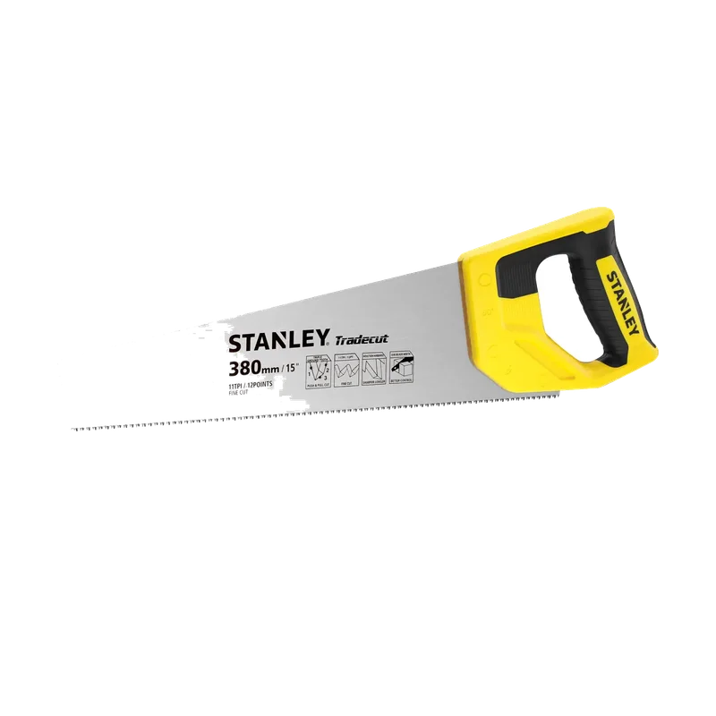 Stanley Tradecut houtzaag fijn STHT20349-1 – 380 mm, 11 TPI