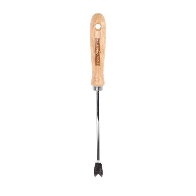 Talen Tools handonkruidsteker G76 – verzinkt staal, essenhout