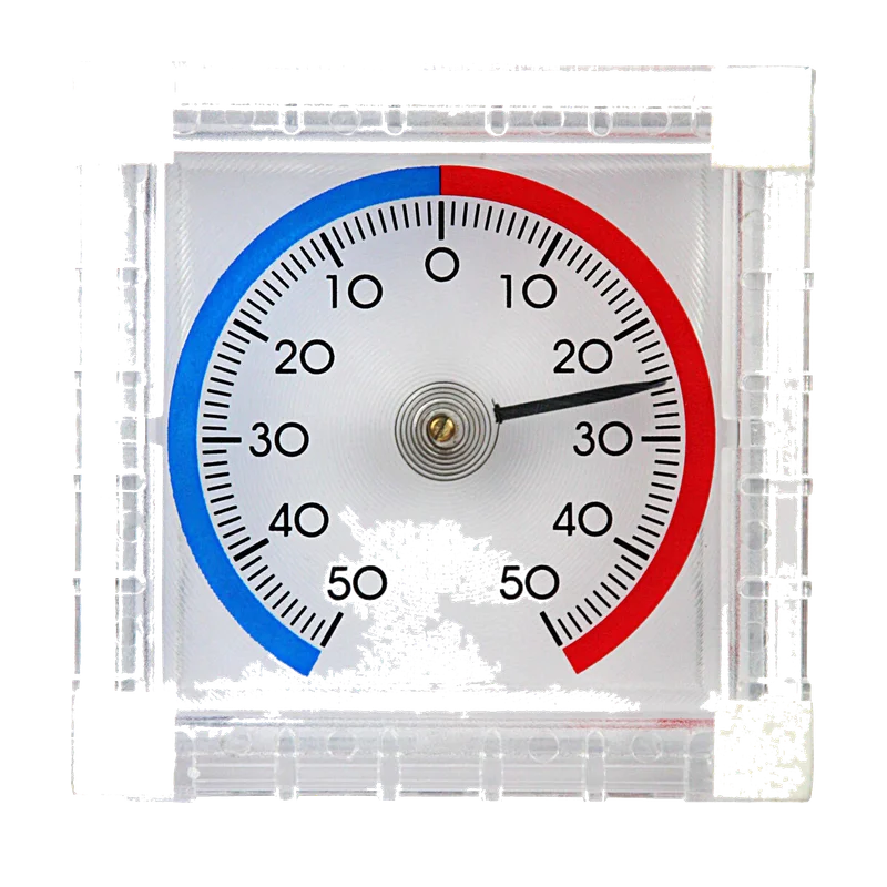 Talen Tools raamthermometer K2190 – zelfklevend, 7,5 x 7,5 cm