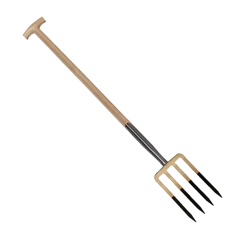 Talen Tools spitvork SV3 – 4 tanden, essenhouten steel 85 cm