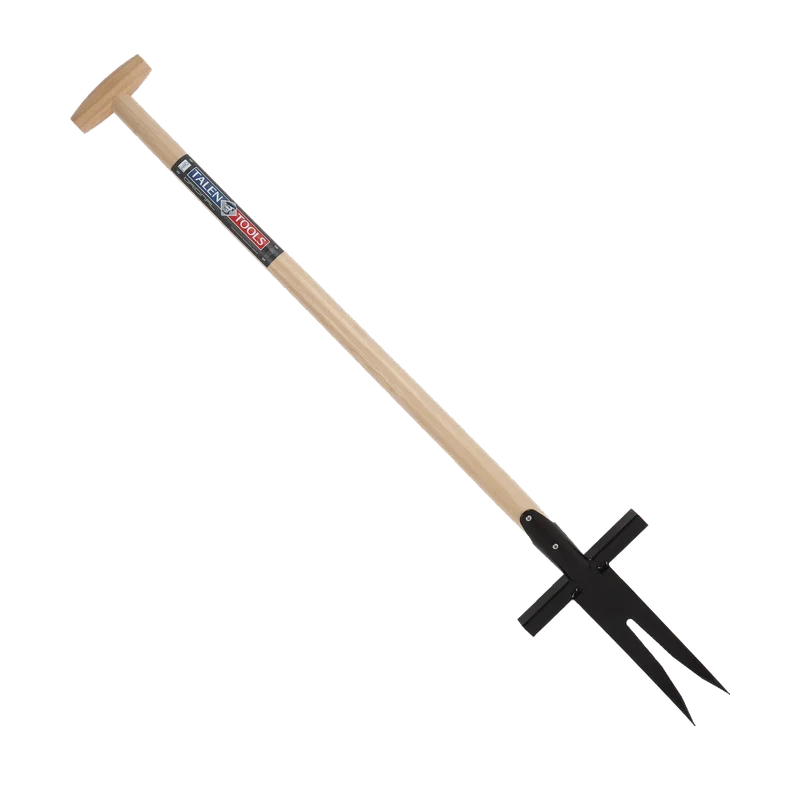 Talen Tools zuringsteker SV7C – 2 tanden, essenhouten steel 85 cm