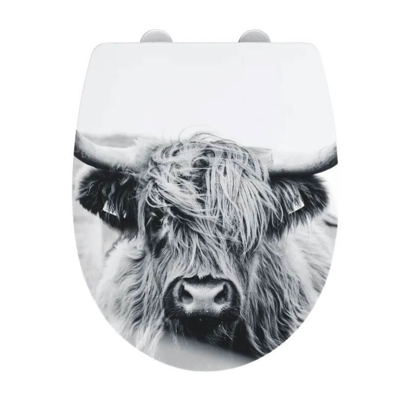 WENKO Yak wc-bril – softclose, thermoplast met hoogglansprint