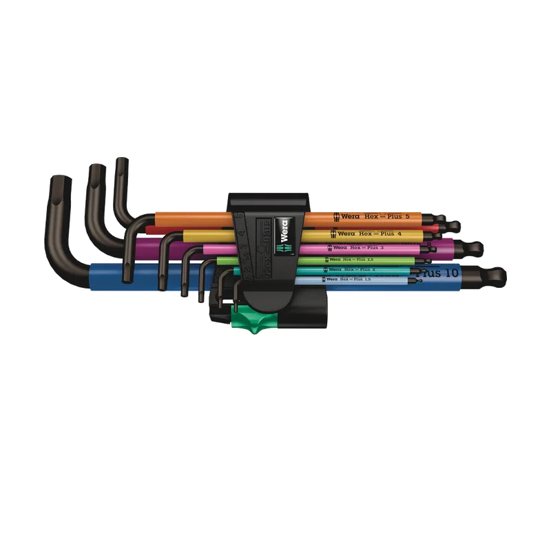 Wera 950/9 Hex-Plus Multicolour 1 SB – stiftsleutelset 9-delig