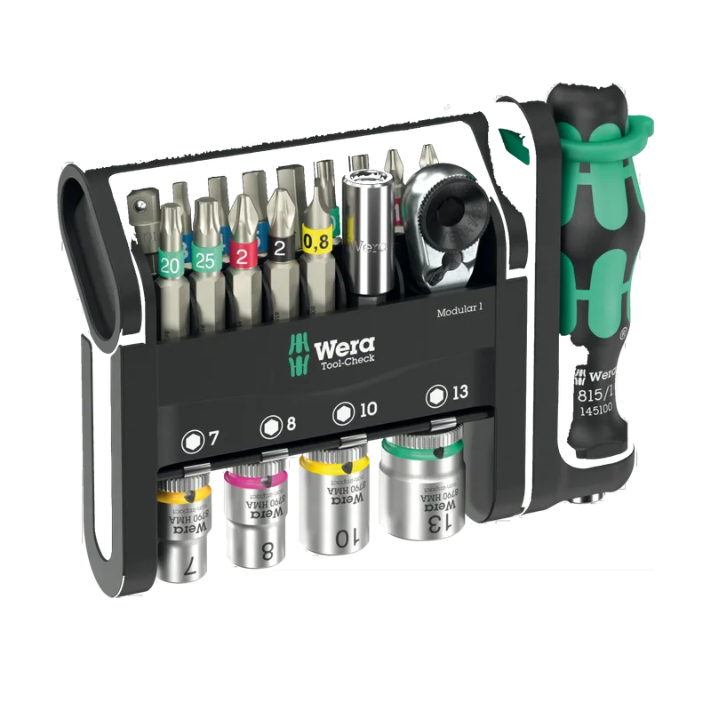 Wera Tool-Check Modular 1 – 21-delige bit- en doppenset