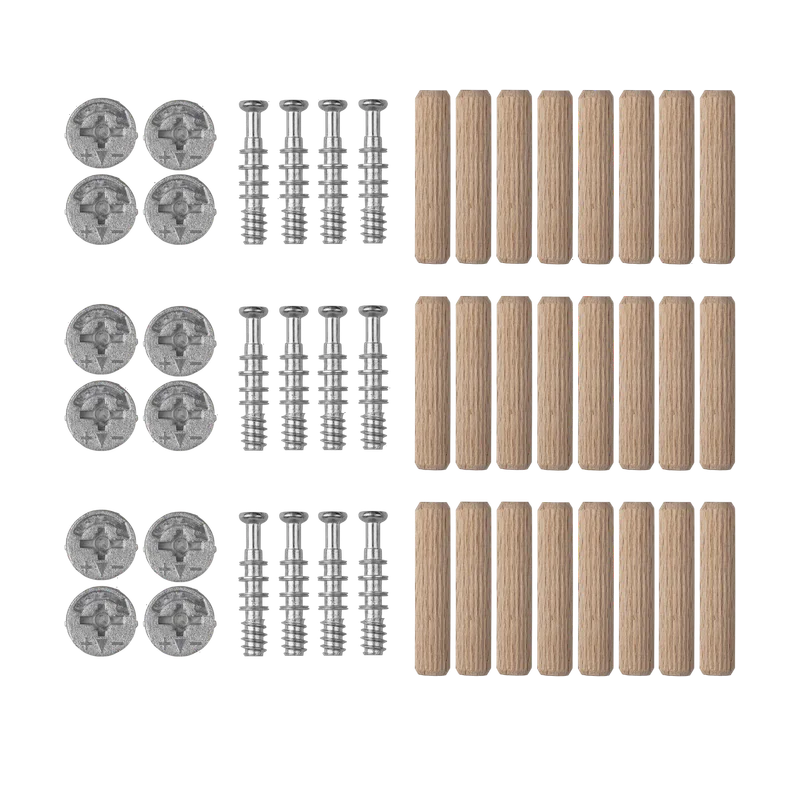 wolfcraft excenter-meubelverbinders 2955000 – navulset