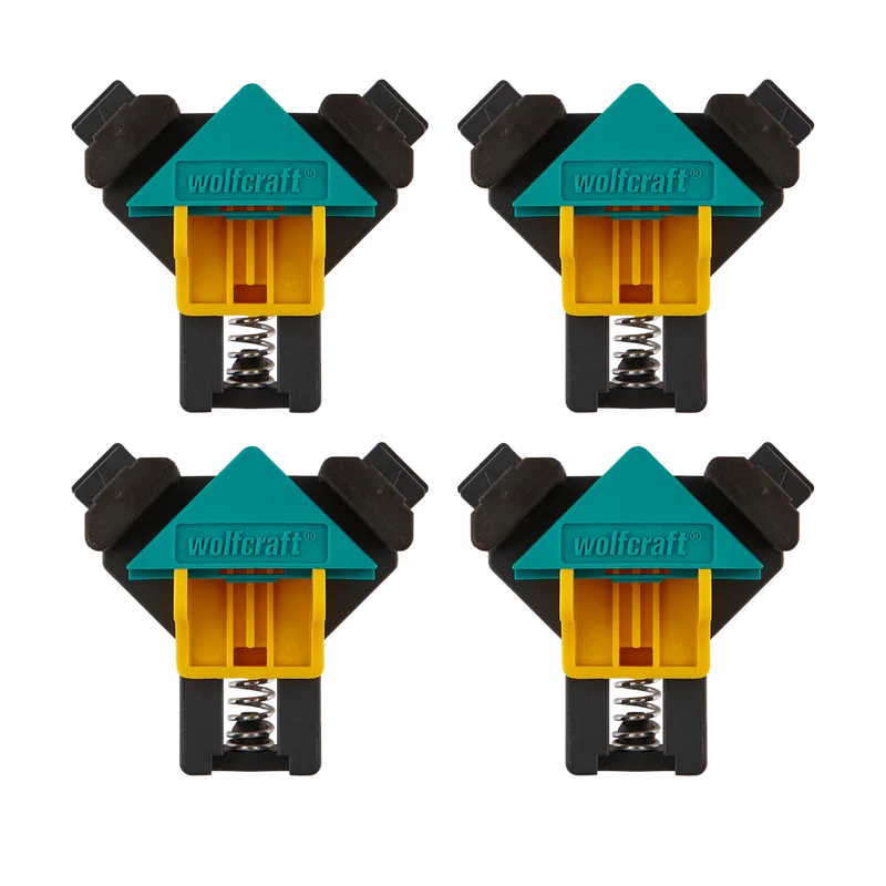 wolfcraft projectset Haaks klemmen – 4 hoekklemmen SOLID, 8626000