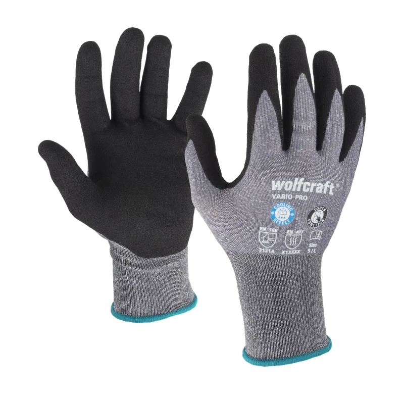 wolfcraft VARIO PRO werkhandschoenen – maat 9 (L), Thermatech